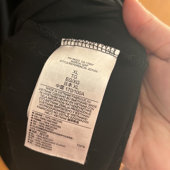 Gap black maxi dress - size XL - Picture 4 of 8